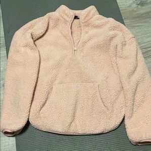 Forever 21 Light Blush Sherpa